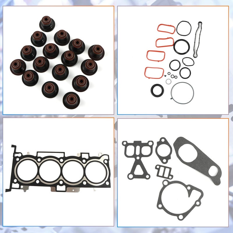 INGKAN Store طقم حشوات رأس أسطوانة المحرك G4KH 2.0 يناسب هيونداي سانتا في سبورت/سوناتا، كيا أوبتيما/سبورتاج 2011 2012 2013 2014 2015 2.0L l4 توربو - Image 4